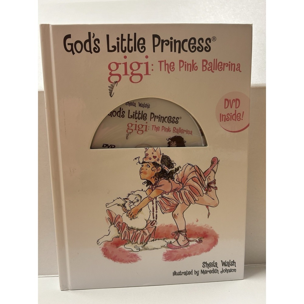Gigi God's Little Princess DVD&Hardcover Book 2006 Animated Sheila Walsh